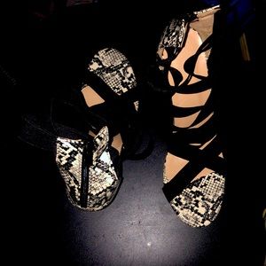 Shoes are brand new purchased them a half of size up and does not fit my foot.